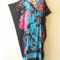 KD342 Floral Plus Women Batwing Tunic Kimono Dolman Women Abaya Dress Up to 7X