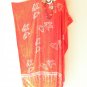 KD508 Seashells Batik Women Batwing VNeck Kimono Dolman Women Abaya Dress Up to 5X