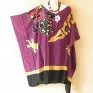 LT85 Gecko Batik Plus 38" Length Midi Kimono Dolman Women Abaya Dress Up to 7X LT85 Gecko Batik Plus 38" Length Midi Kimono Dolman Women Abaya Dress Up to 7X
