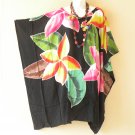 LT104 Floral Hand Painted Midi Batwing 38" Kaftan Dolman Abaya Dress Up to 7X LT104 Floral Hand Painted Midi Batwing 38" Kaftan Dolman Abaya Dress Up to 7X