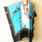 CM44 Gecko Midi 38" Cardigan Duster Open Front Plus Hippy Jacket Coverup Top up to 5X CM44 Gecko Midi 38" Cardigan Duster Open Front Plus Hippy Jacket Coverup Top up to 5X