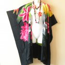 CM36 Floral 38" Midi Cardigan Duster Kimono Plus Jacket Cover up Top -up to 5X