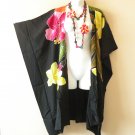 CM28 Floral Kaftan 38" Midi Women Cardigan Duster Kaftan Jacket Covertop -S to 5X CM28 Floral Kaftan 38" Midi Women Cardigan Duster Kaftan Jacket Covertop -S to 5X