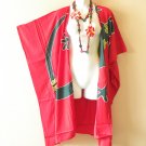 CM57 Gecko Cardigan Midi 38" Duster Kaftan Plus Hippy Jacket Coverup Top upto 5X CM57 Gecko Cardigan Midi 38" Duster Kaftan Plus Hippy Jacket Coverup Top upto 5X