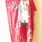 CD617 Red Gecko Batwing Women Cardigan Duster Kaftan Plus Beachwear Jacket Cover CD617 Red Gecko Batwing Women Cardigan Duster Kaftan Plus Beachwear Jacket Cover
