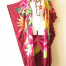 CD543 Tropical Floral Batik Cardigan Duster Kaftan Batwing Hippy Jacket - upto 5X CD543 Tropical Floral Batik Cardigan Duster Kaftan Batwing Hippy Jacket - upto 5X