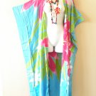 CD578 Batik Floral Cardigan Duster Kaftan Trench Maxi Jacket Cover up - up to 5X CD578 Batik Floral Cardigan Duster Kaftan Trench Maxi Jacket Cover up - up to 5X