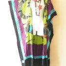 CD596 Gecko Hand Painted Cardigan Duster Kaftan Coat Maxi Jacket Cover up - up to 5X CD596 Gecko Hand Painted Cardigan Duster Kaftan Coat Maxi Jacket Cover up - up to 5X