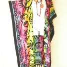 CD688 Tie Dye Batik Kaftan Cardigan Duster Kaftan Maxi Jacket Cover up - up to 5X