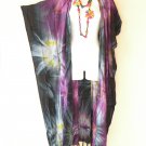CD682 Tie Dye Kaftan Cardigan Duster Kaftan Plus Maxi Jacket Cover up - up to 5X