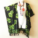 CB338 Floral Cardigan Duster Kaftan Open Plus Jacket Cover up Top - up to 5X