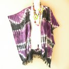 CB605 Tie Dye Batik Cardigan Duster Kimono Open Plus Jacket Coverup Top up to 5X CB605 Tie Dye Batik Cardigan Duster Kimono Open Plus Jacket Coverup Top up to 5X
