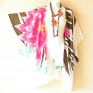 CB417 Floral Batik Cardigan Duster Kaftan Dolman Hippy Jacket Cover up Top - up to 5X CB417 Floral Batik Cardigan Duster Kaftan Dolman Hippy Jacket Cover up Top - up to 5X