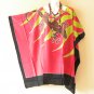 KB349 Gecko Hand Painted Women Plus Kaftan Poncho Tunic Women Blouse Top upto 7X