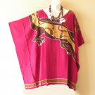 KB77 Gecko Hand Painted Plus Women Batik Kaftan Poncho Dolman Tunic Top - 3X to 5X KB77 Gecko Hand Painted Plus Women Batik Kaftan Poncho Dolman Tunic Top - 3X to 5X
