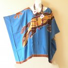 KB96 Blue Gecko Hand Painted Batik Women Plus Kaftan Poncho Hippy Women Blouse Top up to 5X KB96 Blue Gecko Hand Painted Batik Women Plus Kaftan Poncho Hippy Women Blouse Top up to 5X