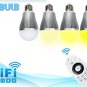 3 x Set of Led Remote Control + 2 Light Bulb, 6W, E27, Dimmble, CCT Changing 3000~6500K