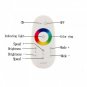3x Set of Dimmable RGB LED Bulb E26 6W Light With RF Wireless Remote Controller