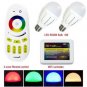 Super saved Mi Light Remote Control 2x6W RGB LED Light Bulb with Wi-Fi Control Kit