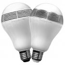 MiPow 2 x PLAYBULB Bluetooth SMART LED Wireless Speaker Light Bulb for use with iPhone and Android
