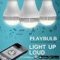 MiPow 2 x PLAYBULB Bluetooth SMART LED Wireless Speaker Light Bulb for use with iPhone and Android