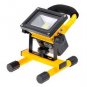 10W Portable Rechargeable LED Floodlight with Yellow Frame
