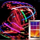 LED hula hoop 36" Strobing RGB x21 LED Color Changing w Battery and Charger