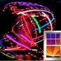 LED hula hoop 36" Strobing RGB x21 LED Color Changing w Battery and Charger