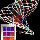 VERY Light 12oz 36" LED Hula Hoop 12 x Strobe Dragonfly 3 colors Batt & Charger