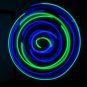 12 LED Hula Hoop 36" Green, Purple, UV blacklight Weighs 12oz + Charger/Battery