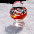 egg shaped  dish with marble lid