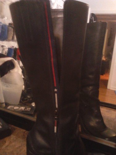 Tommy Hilfiger Black Knee-High Women's Boots Size 7