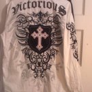 Victorious Men's Button-Down Shirt Size Large