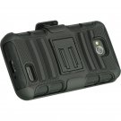 LG OPTIMUS EXCEED 2 / L70 / D325 HYBRID CASE BLACK SKIN+BLACK PC WITH HSTAND USA