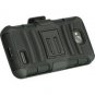 LG OPTIMUS EXCEED 2 / L70 / D325 HYBRID CASE BLACK SKIN+BLACK PC WITH HSTAND USA