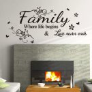 Large Family Inspirational Wall ART Quotes Vinyl Wall Sticker/Decal