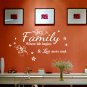 Large Family Inspirational Wall ART Quotes Vinyl Wall Sticker/Decal