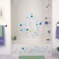 90x Multi Size Bubbles Bathroom, Shower Door, Vinyl Wall Stickers