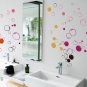 90x Multi Size Bubbles Bathroom, Shower Door, Vinyl Wall Stickers