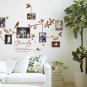 Multi Size Photo Frames with Birds & Quotes Wall Art VINYL Stickers