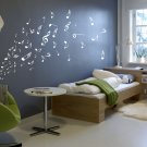 Music Musical Melody Note Vinyl Stickers, Wall Window Art Sticker