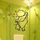 Large Bathroom, Shower Door, Wall Art Vinyl stickers, Wall Decal