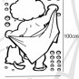 Large Bathroom, Shower Door, Wall Art Vinyl stickers, Wall Decal