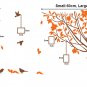 Large Tree Branches with Birds and Photo Frames Wall Art Vinyl Sticker