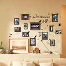 Multi Size Photo Frames with Birds, DIY Wall Art Vinyl Stickers