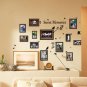 Multi Size Photo Frames with Birds, DIY Wall Art Vinyl Stickers