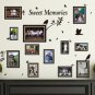 Multi Size Photo Frames with Birds, DIY Wall Art Vinyl Stickers