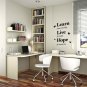'Learn, Live, Hope' Wall Art Quotes Vinyl Sticker