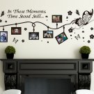 Large Butterfly Photo Frames Art VINYL wall sticker