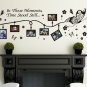 Large Butterfly Photo Frames Art VINYL wall sticker